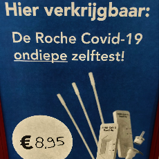 Zelftesten Roche Covid-19 nu te koop in onze apotheek!