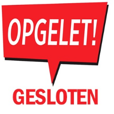 Zaterdag 29 september gesloten