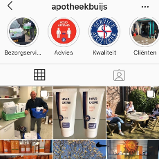 Apotheek Buijs op Facebook en Instagram