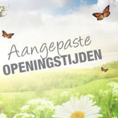 Openingstijden rond de feestdagen