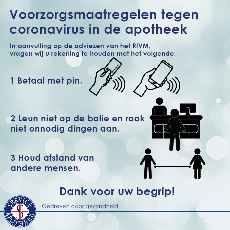 CORONAMAATREGELEN SERVICE APOTHEEK BILGAARD