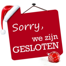 Gewijzigde openingstijden rond de feestdagen
