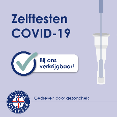 Zelftesten COVID-19 beschikbaar!