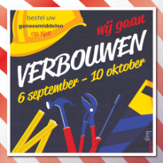 Wij gaan verbouwen van 6 september tot 14 oktober!