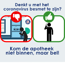 Denkt u met het coronavirus besmet te zijn?
